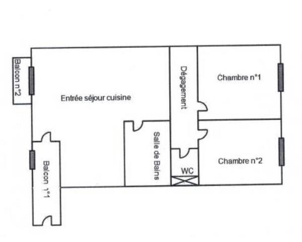 Appartement 3 pièces - 44300 Nantes