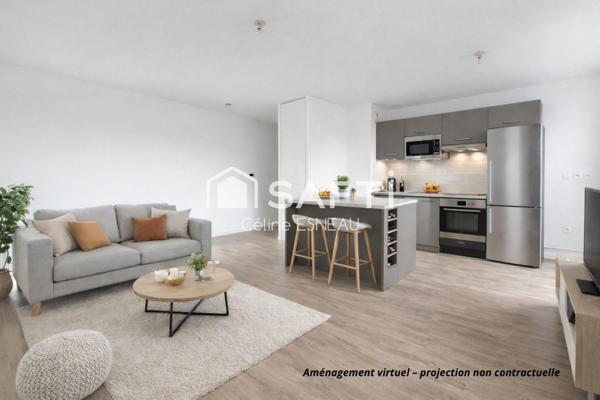 T3 récent, lumineux, balcon sud, 2 parkings + cave