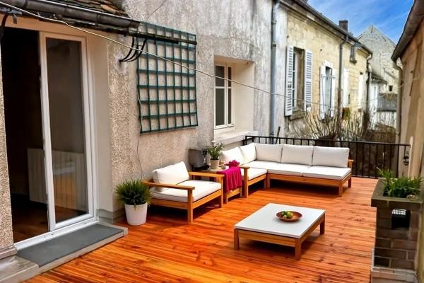 maison de ville triplex avec terrasse