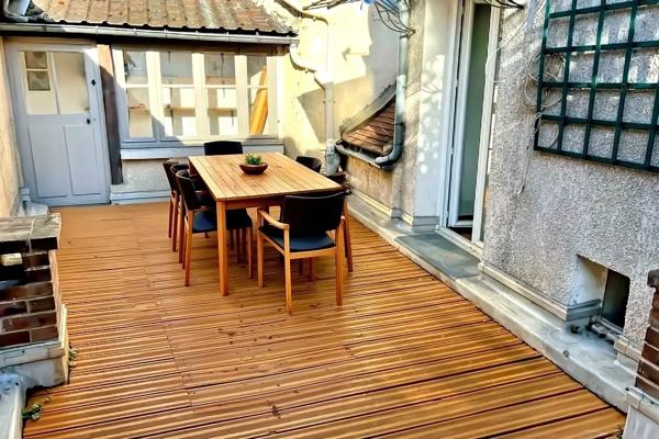 maison de ville triplex avec terrasse