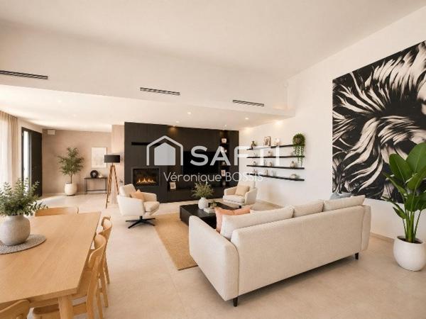 propriété contemporaine haut de gamme, 239m2, piscine, parcellel 1900m2