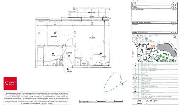 Appartement à louer 2 pièces 41.05m² Châtenay-Malabry (92290)