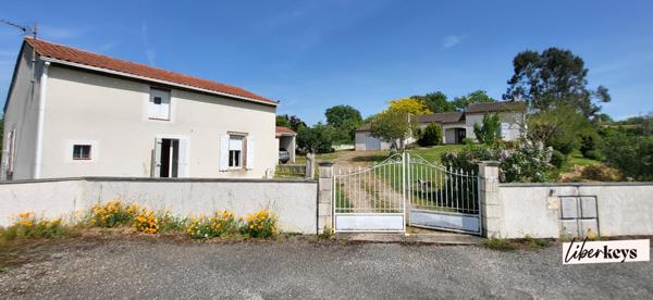 ENSEMBLE IMMOBILIER DE CHARME EN PLEINE CAMPAGNE – 2 HABITATIONS – PARC ARBORÉ – FORT POTENTIEL