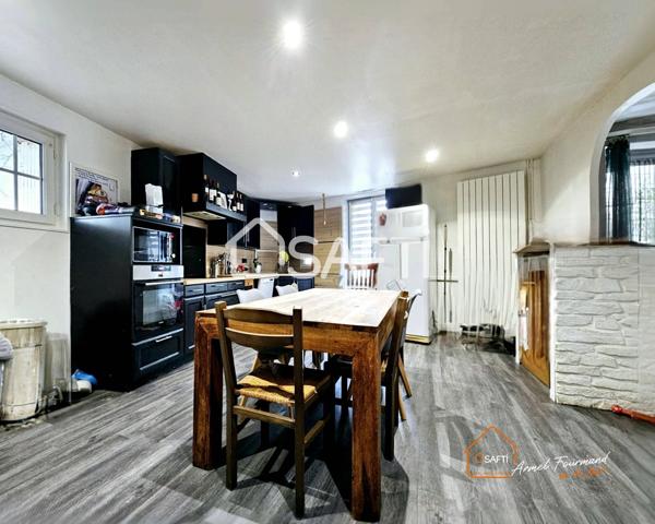 MAISON 7 PIECES 5 CHAMBRES + GRAND GARAGE