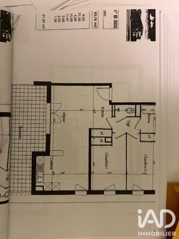 Appartement à vendre 3 pièces 61,99 m² Colomiers