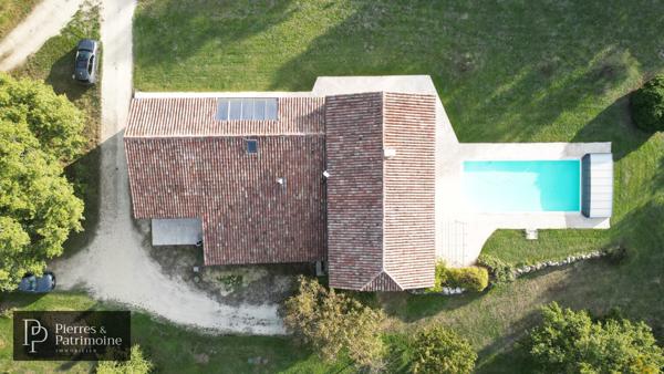 Condom (32100) Propriété en pierre avec piscine et 1ha de terrain à CONDOM