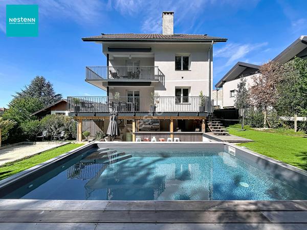 ANNECY-LE-VIEUX _ Appartement en duplex 8 pièces, de 170 m², avec jardin, piscine et garage à vendre