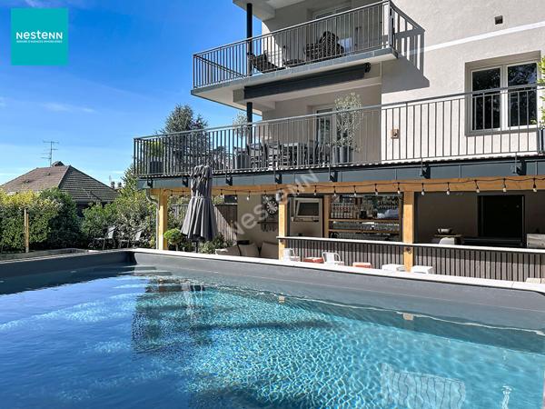 ANNECY-LE-VIEUX _ Appartement en duplex 8 pièces, de 170 m², avec jardin, piscine et garage à vendre