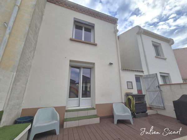 Maison 90m² avec extérieur
