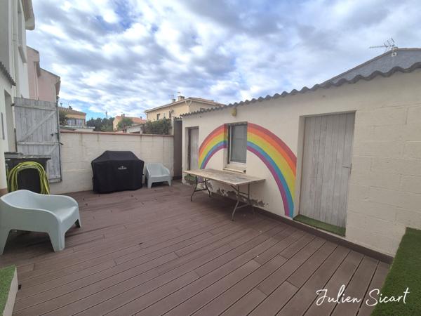 Maison 90m² avec extérieur