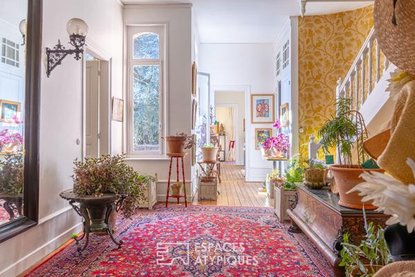 Demeure de caractère du XIXe avec jardin à Henriville