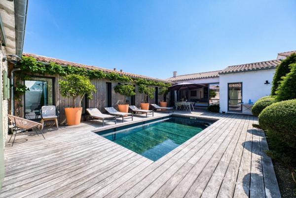 Île de Ré - Sainte Marie de Ré - Maison familiale avec piscine à proximité village et plage