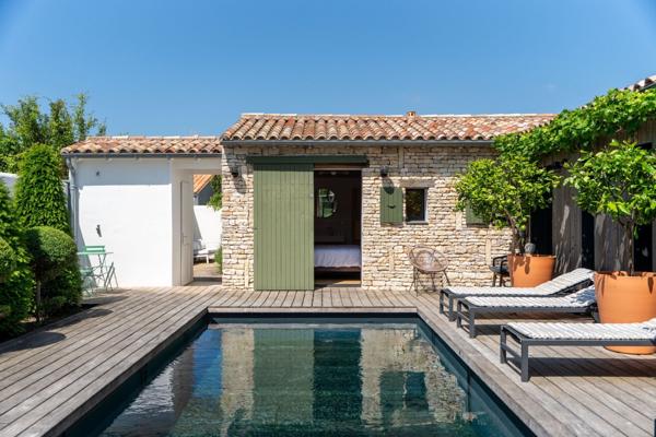 Île de Ré - Sainte Marie de Ré - Maison familiale avec piscine à proximité village et plage