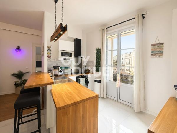 QUARTIER FAUBOURG MEDITERRANEE: JOLI T2 58.07 M2 MEUBLE
