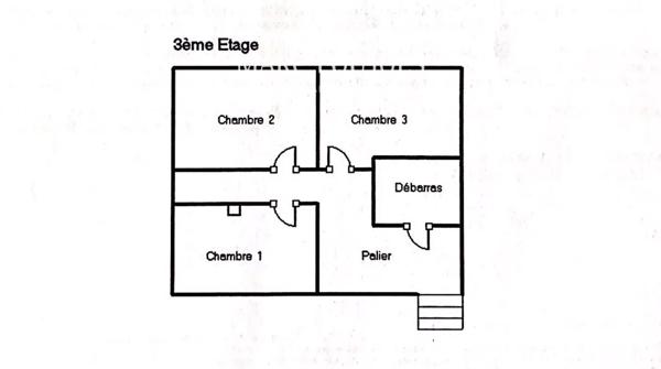 Immeuble Mureaux Centre ville- Local + F2 + F4 176 m² carrez