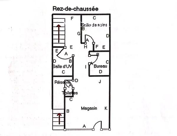 Immeuble Mureaux Centre ville- Local + F2 + F4 176 m² carrez