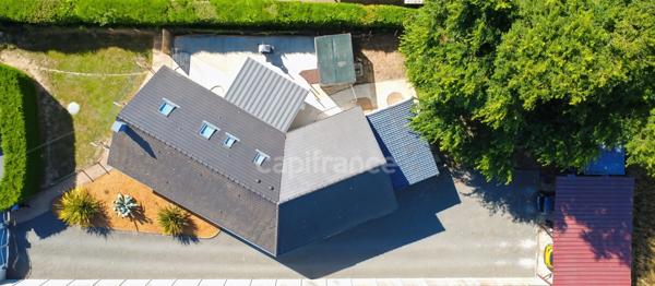 Pavillon contemporain de 151 m² avec 4 chambres dont une suite parentale à 10 min du Mans