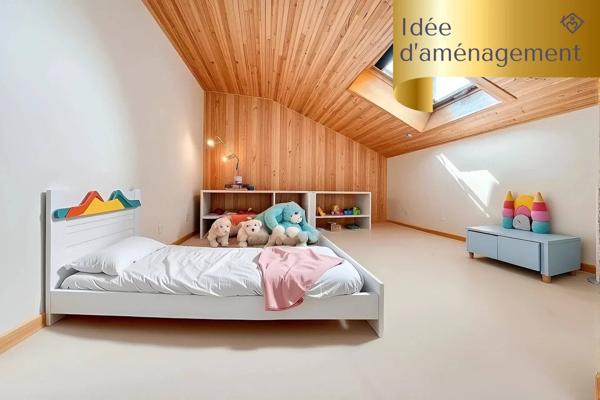 T4 – DERNIER ÉTAGE lumineux et plein de charme à MARIGNIER