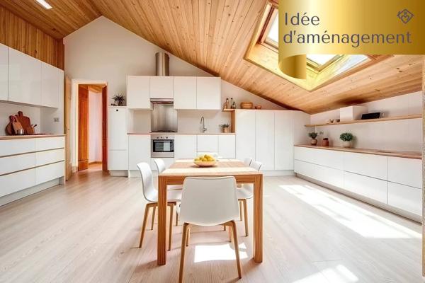 T4 – DERNIER ÉTAGE lumineux et plein de charme à MARIGNIER