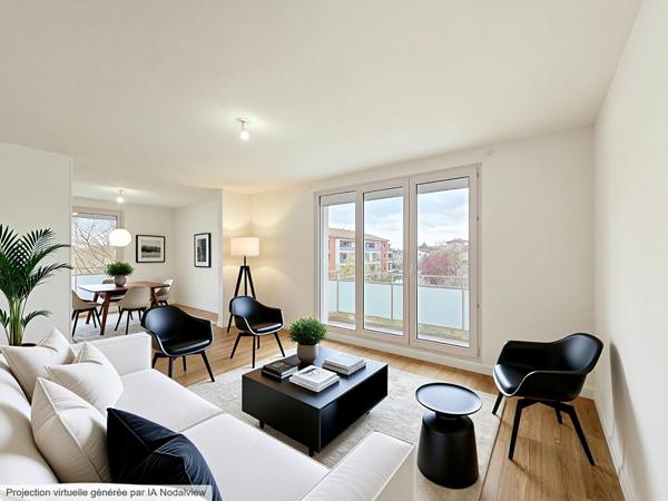 EXCLUSIVITÉ - T4 de 87 m² A VENDRE - ASCENSEUR - BALCONS - PISCINE - CASTANET-TOLOSAN