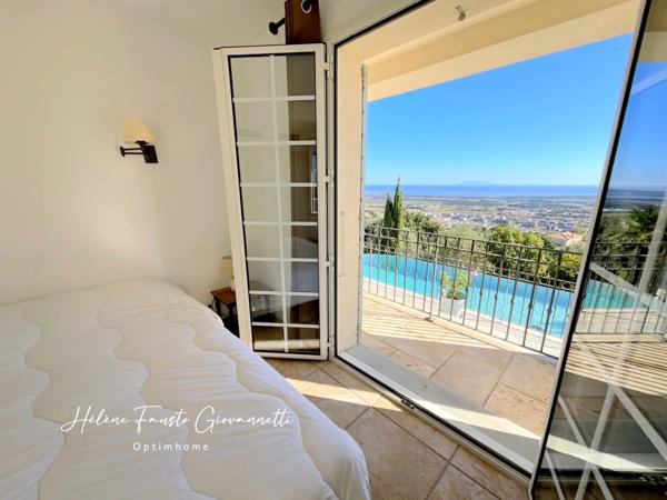 PROPRIETE DE CHARME AVEC PISCINE - VUE MER PANORAMIQUE - 20290 BORGO