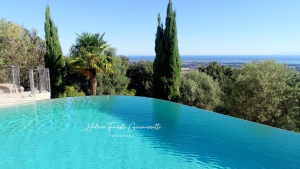 PROPRIETE DE CHARME AVEC PISCINE - VUE MER PANORAMIQUE - 20290 BORGO
