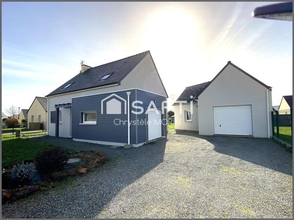 Pontchâteau - maison 87 m² avec beau garage indépendant