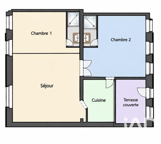 Appartement à vendre 4 pièces 80 m² Villeneuve-de-Marsan