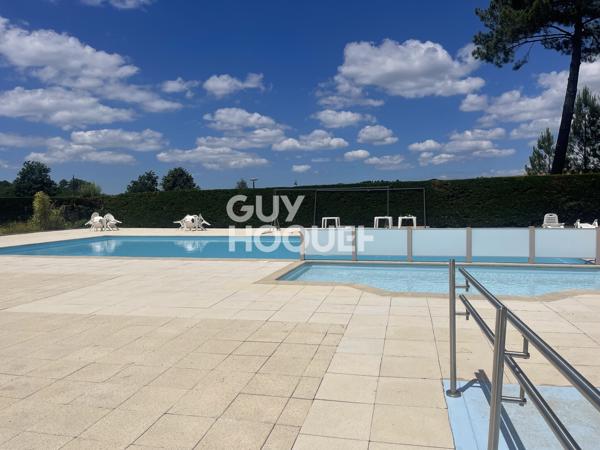 Location meublée avec jardin et piscine collective