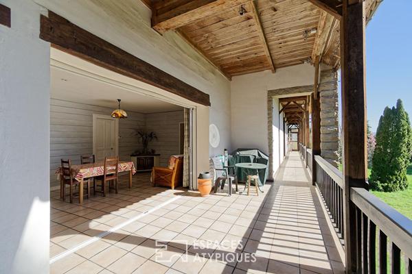 Ensemble immobilier avec habitation et espace professionnel