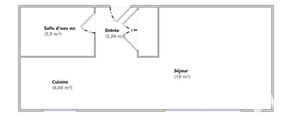 Studio à vendre 31 m² Clamart