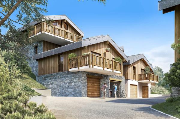 CHALET APPARTEMENT TYPE T3 DUPLEX 70M2 , Les belleville