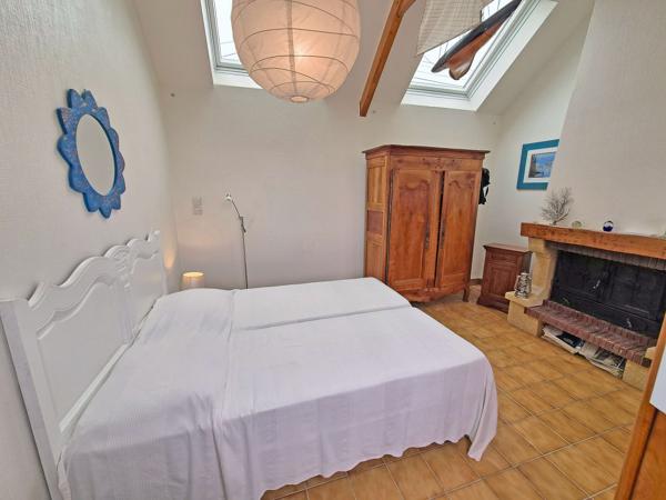 Maison de plain-pied, vue mer exceptionnelle,  accès direct à la plage