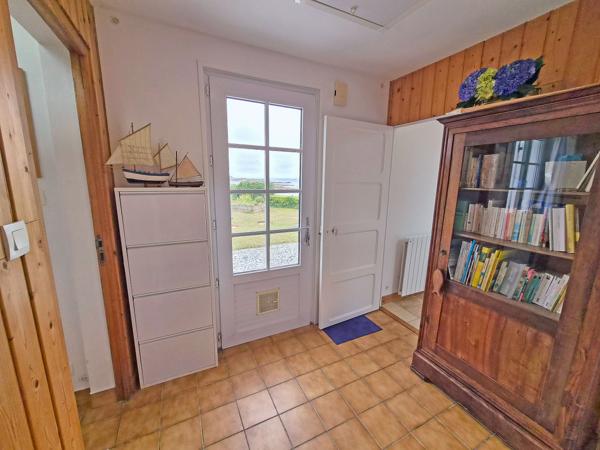 Maison de plain-pied, vue mer exceptionnelle,  accès direct à la plage