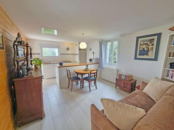 Maison de plain-pied, vue mer exceptionnelle,  accès direct à la plage