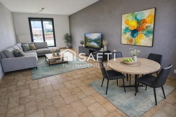 INDIVIDUELLE AVEC GARAGE ET PASSAGE SUR LE COTE - 3 CHAMBRES