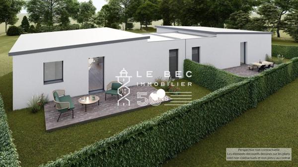 RIANTEC : Terrain à vendre avec permis de construire accordé