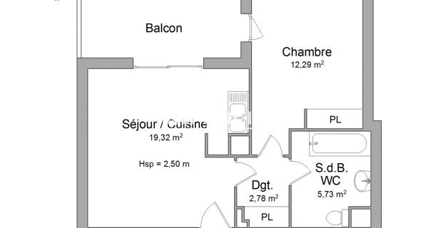 Location Appartement 2 pièces 40.12 m² - Avignon 84000