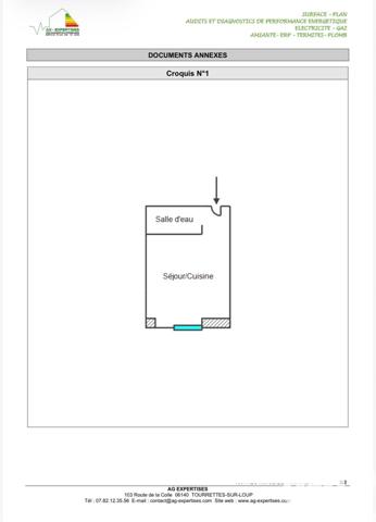 Appartement à vendre 1 pièce 14 m² Le Cannet