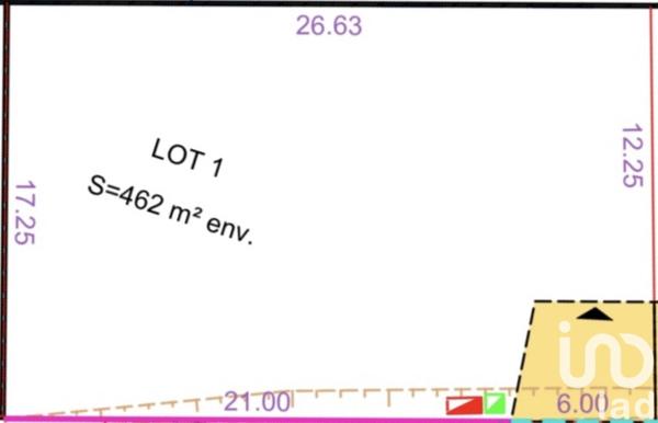 Terrain à vendre 462 m² Saint-Maurice-l'Exil