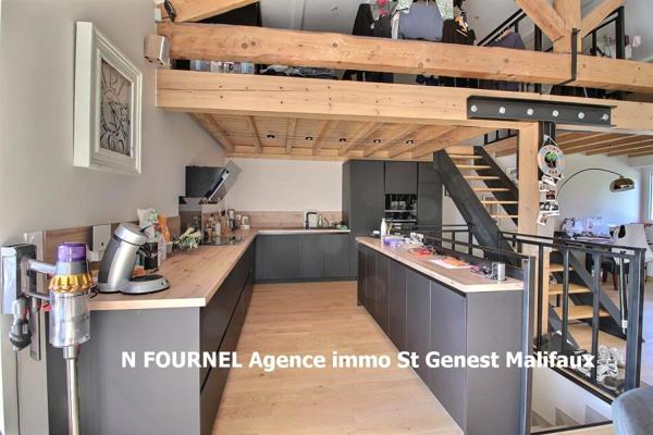 EN EXCLUSIVITE SAINT GENEST MALIFAUX À VENDRE : MURS ET FONDS DE COMMERCE RESTAURANT ? AVEC APPARTEMENT PRIVATIF AU DESSUS
