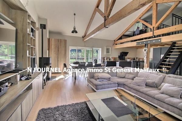 EN EXCLUSIVITE SAINT GENEST MALIFAUX À VENDRE : MURS ET FONDS DE COMMERCE RESTAURANT ? AVEC APPARTEMENT PRIVATIF AU DESSUS