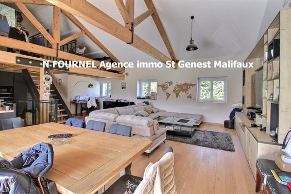 EN EXCLUSIVITE SAINT GENEST MALIFAUX À VENDRE : MURS ET FONDS DE COMMERCE RESTAURANT ? AVEC APPARTEMENT PRIVATIF AU DESSUS