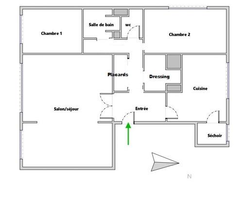 Appartement à vendre 4 pièces 73 m² Chilly-Mazarin