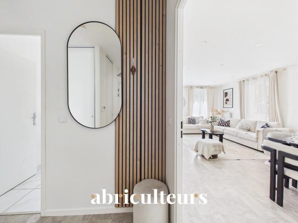 Appartement familial lumineux de 94 m² avec jardin de 113 m² et grande terrasse Résidence récente et sécurisée à Drancy