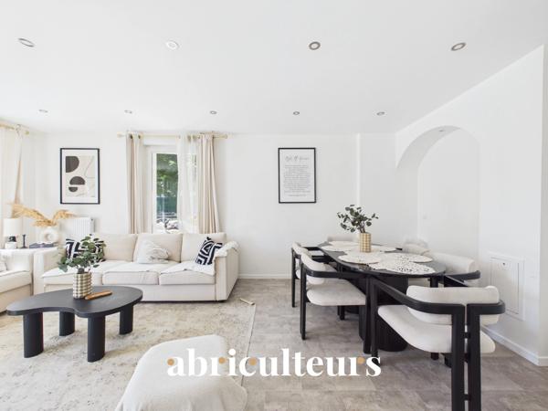 Appartement familial lumineux de 94 m² avec jardin de 113 m² et grande terrasse Résidence récente et sécurisée à Drancy