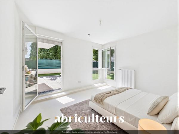 Appartement familial lumineux de 94 m² avec jardin de 113 m² et grande terrasse Résidence récente et sécurisée à Drancy