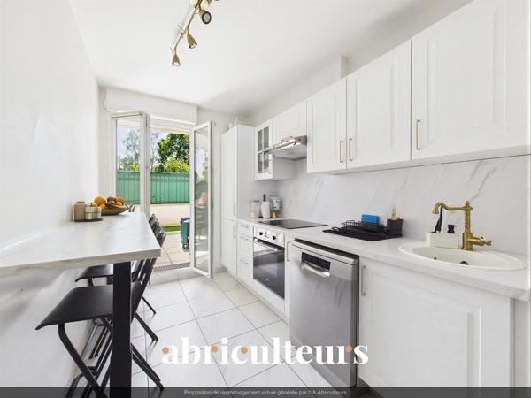 Appartement familial lumineux de 94 m² avec jardin de 113 m² et grande terrasse Résidence récente et sécurisée à Drancy