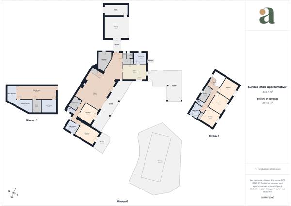 Prestigieuse maison T8 de 233m² sur un terrain de 6700m² avec piscine à Rognes 13840