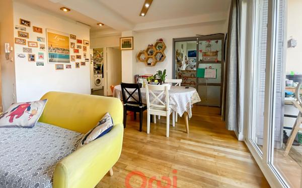 Appartement à vendre    3 pièces • 53,50 m2 Lyon 3